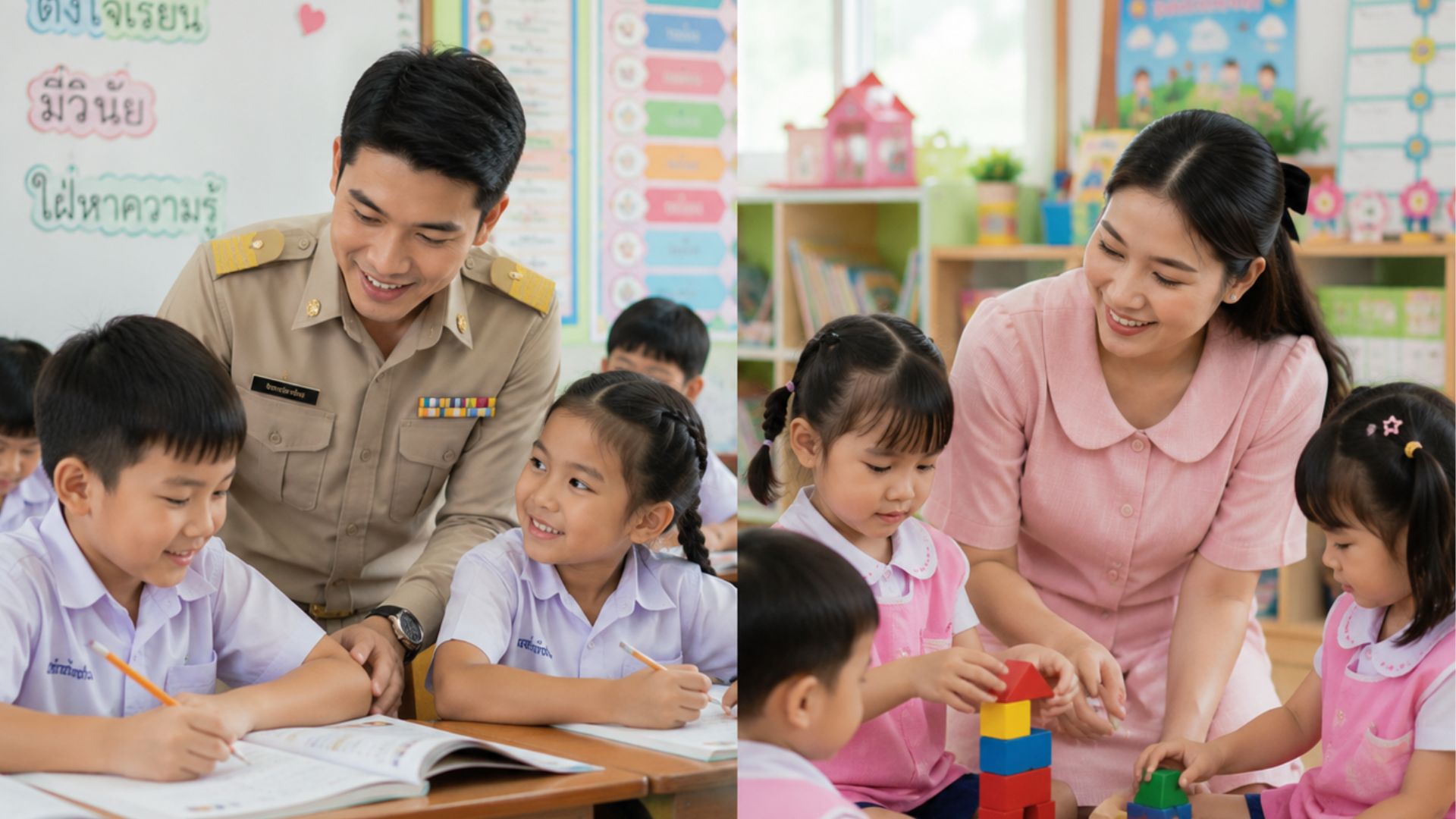 การศึกษาบัณฑิต สาขาวิชาการศึกษา วิชาเอกการศึกษาปฐมวัย และ วิชาเอกการประถมศึกษา (วิชาเอกคู่)